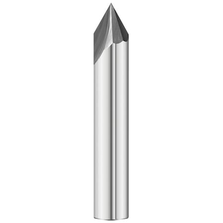 Fullerton Tool 60/90/120 Degree End Style - 3730 Chamfer Mill GP End Mills, Straight, Chamfer, Standard, 1/2 36145